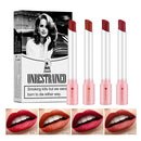 Kit com 4 Gloss Labiais em Formato de Cigarro – Acabamento Matte Aveludado, À Prova d’Água, Longa Duração e Não Transfere