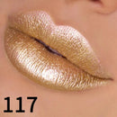 Batom Metálico Brilhante com Glitter