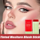 Creamy Blush Makeup Multi Stick For Eyes Lips & Cheeks Rouge Moist Pink High Color Rendering Tint Blusher Brightening Skin Tone