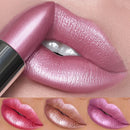 Batom Metálico Brilhante com Glitter