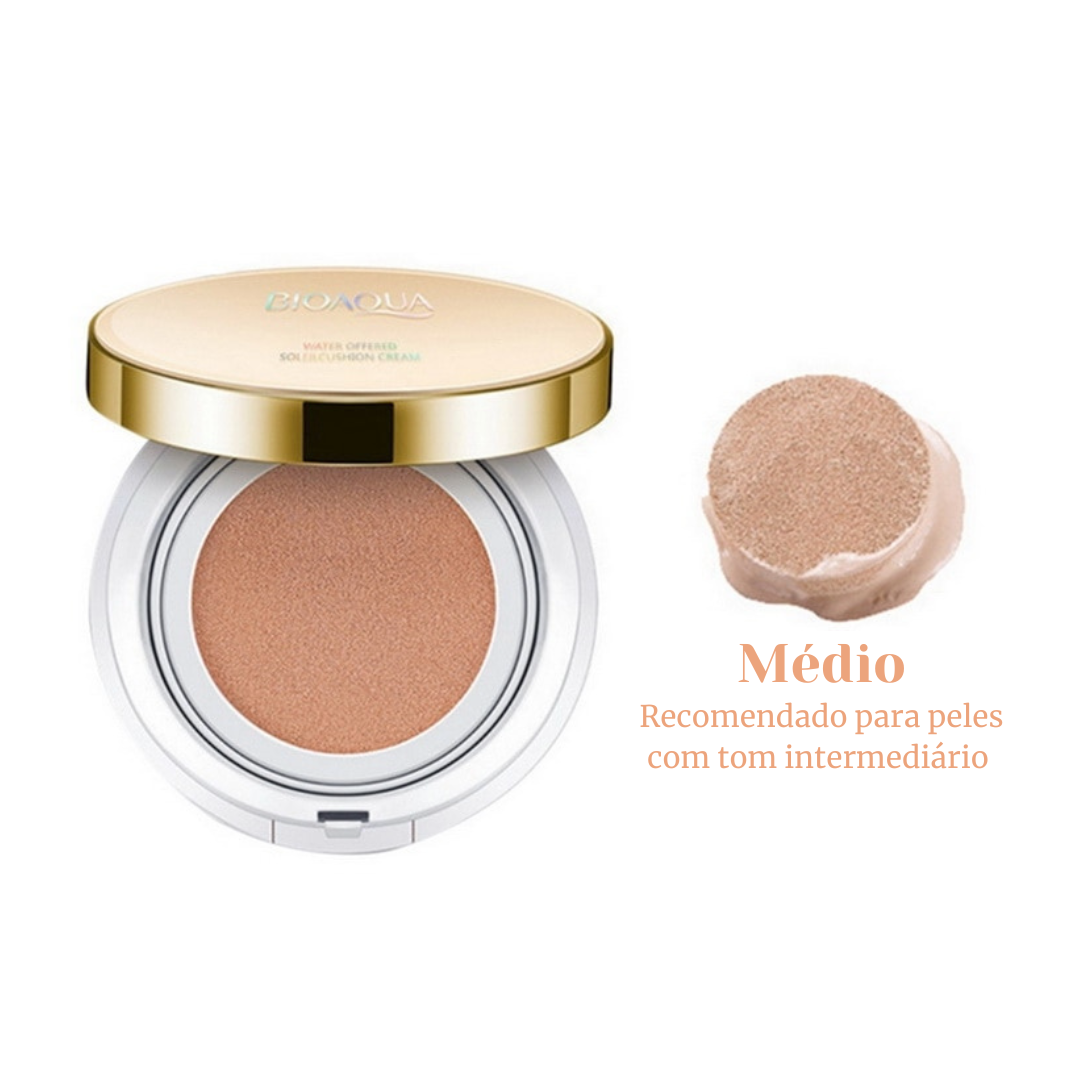 Pele Uniforme com BioAqua Cream – Base que se Ajusta ao Seu Tom [Leve 2]