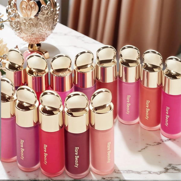 Blush Líquido RARE Beauty 3 em 1 – Rosto, Lábios e Olhos com Efeito Natural e à Prova D’Água