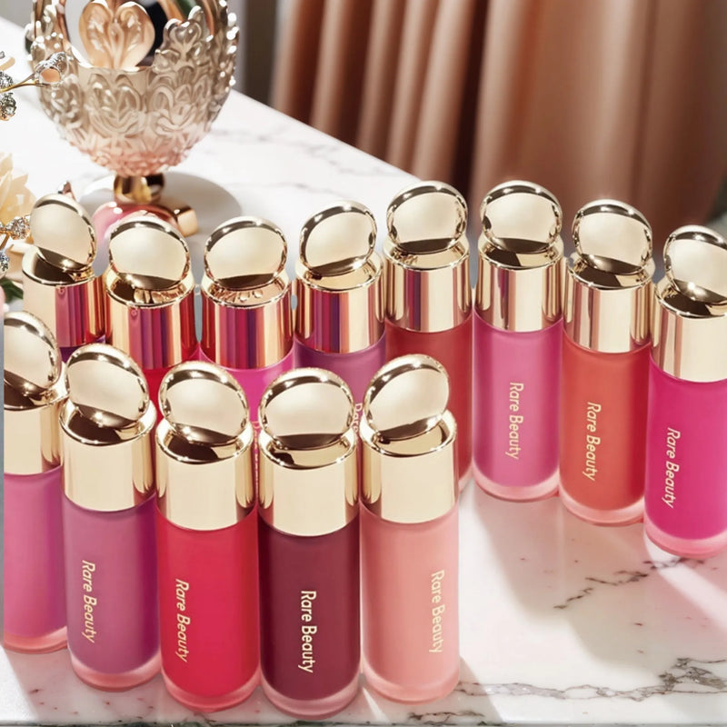 Blush Líquido RARE Beauty 3 em 1 – Rosto, Lábios e Olhos com Efeito Natural e à Prova D’Água