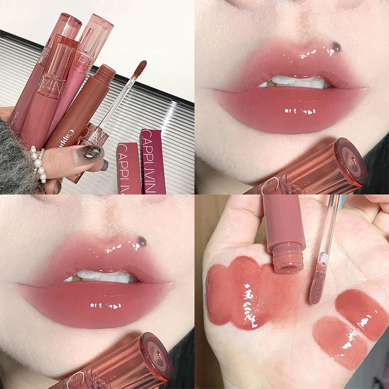 Gloss Labial Espelhado Beauty Juice – Brilho Jelly e Cuidado Labial