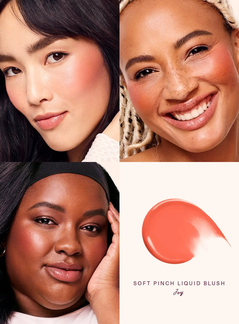 Blush Líquido RARE Beauty 3 em 1 – Rosto, Lábios e Olhos com Efeito Natural e à Prova D’Água