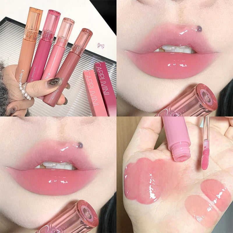 Gloss Labial Espelhado Beauty Juice – Brilho Jelly e Cuidado Labial