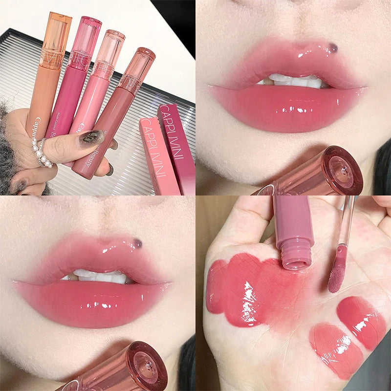 Gloss Labial Espelhado Beauty Juice – Brilho Jelly e Cuidado Labial